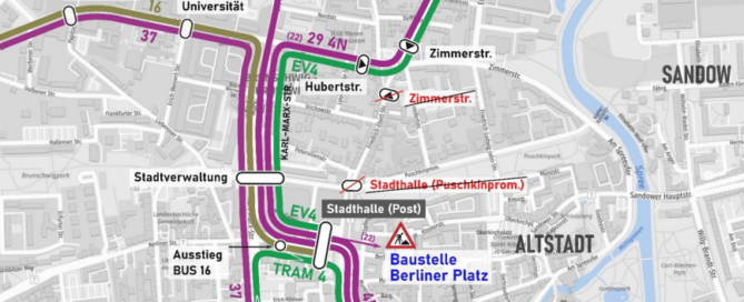 Vorzeitiges Baustellenende an der Karl-Marx-Straße