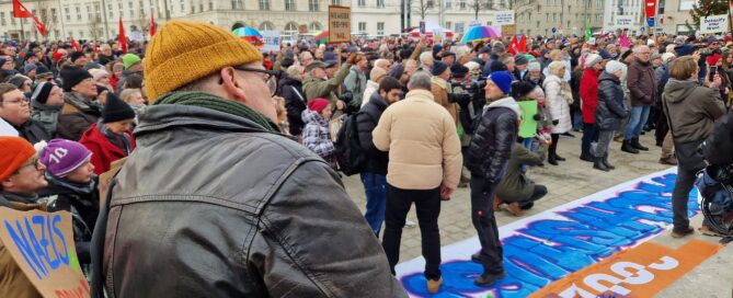 Demonstrationen gegen Rechts