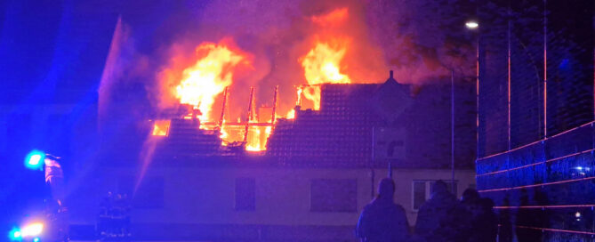 Brand in Drebkau