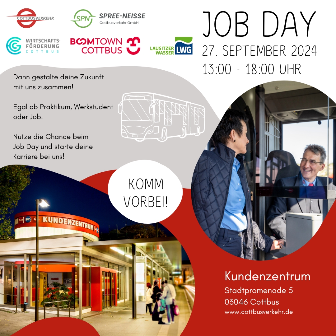 130924_PM_Job Day bei Cottbusverkehr Anzeige JobDay