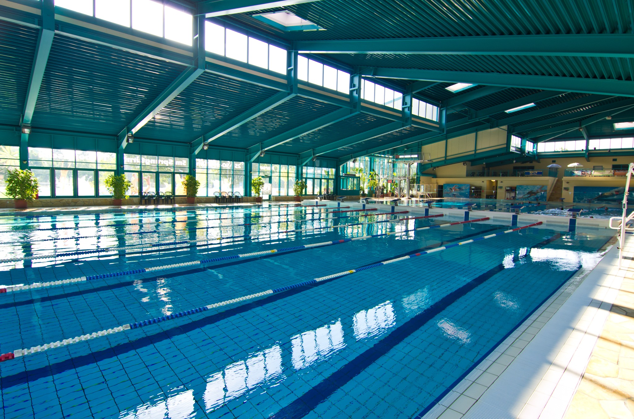 Lagune Das Becken im Freizeitbad Lagune.