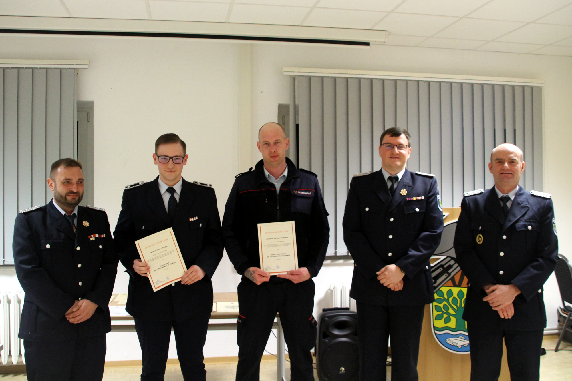 feuerwehr kolkwitz Die neuen Jugendwarte der Feuerwehr Kolkwitz.