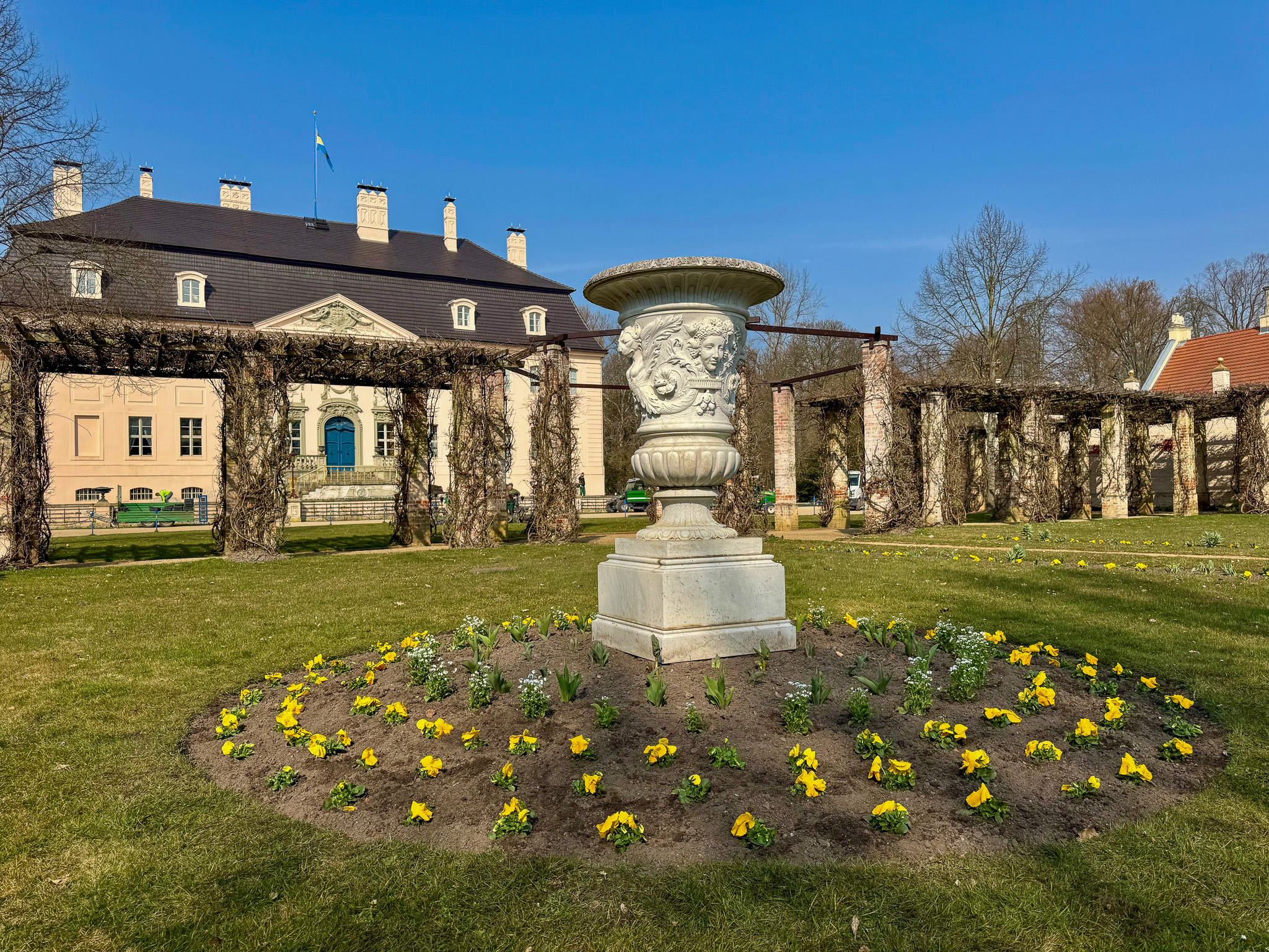 Pflanzung Branitzer Park Branitzer Park mit Pflanzen die blühen