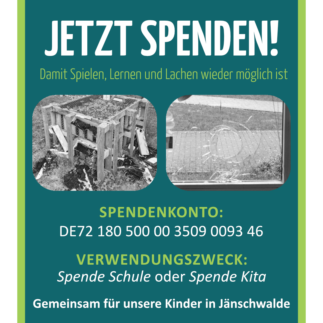 Spendenaufruf_Socials Spendenaufruf als Plakat