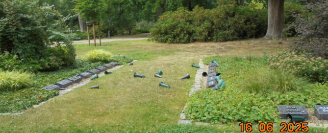 Das Bild zeigt einen Friedhof