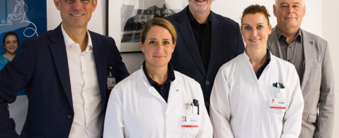 Das neue Leitungsteam der Lausitz Klinik in Forst.