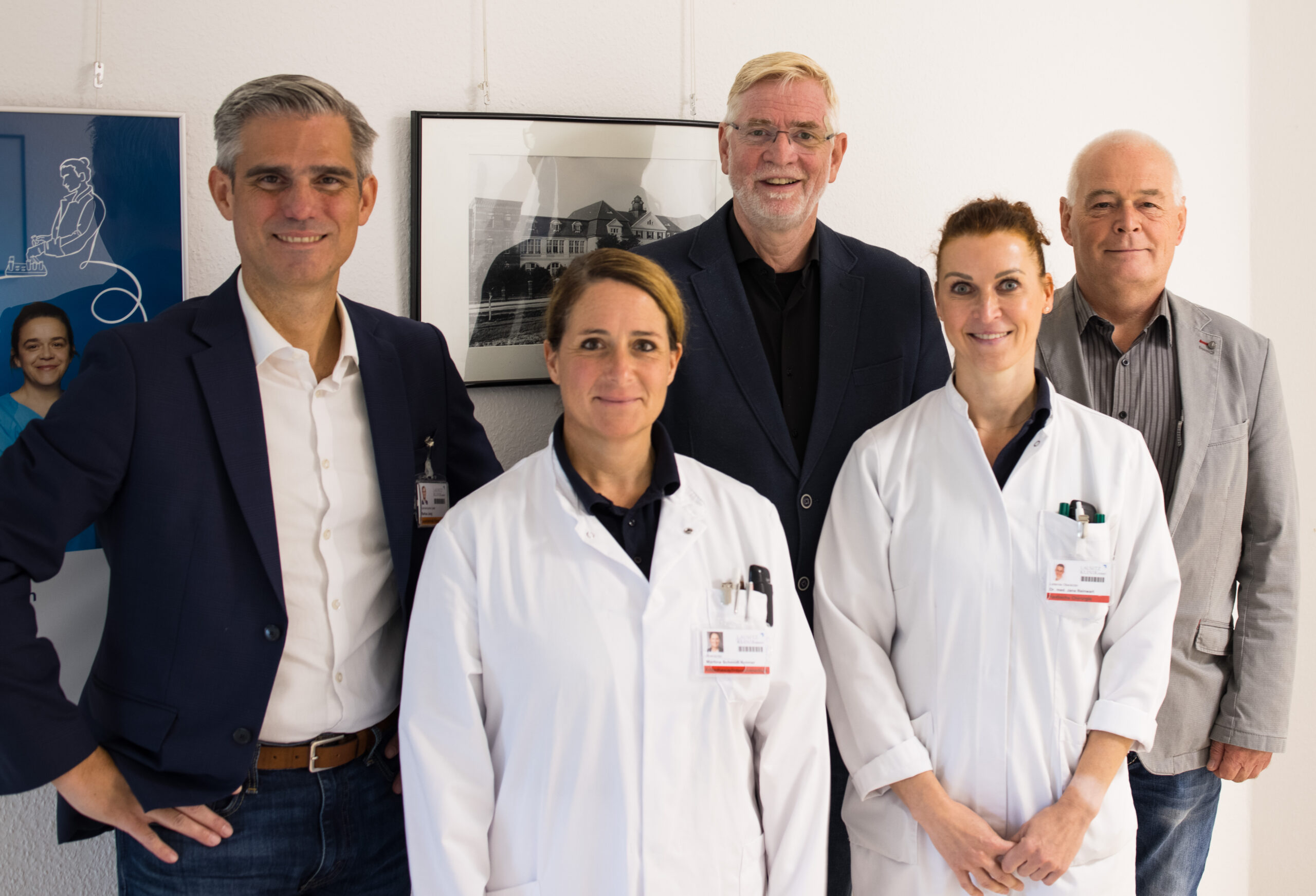 klinik_forst Das neue Leitungsteam der Lausitz Klinik in Forst.