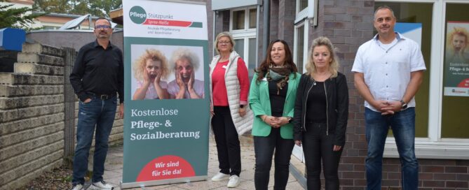 Der neue Pflegestützupunkt in Guben wird feierlich eröffnet.