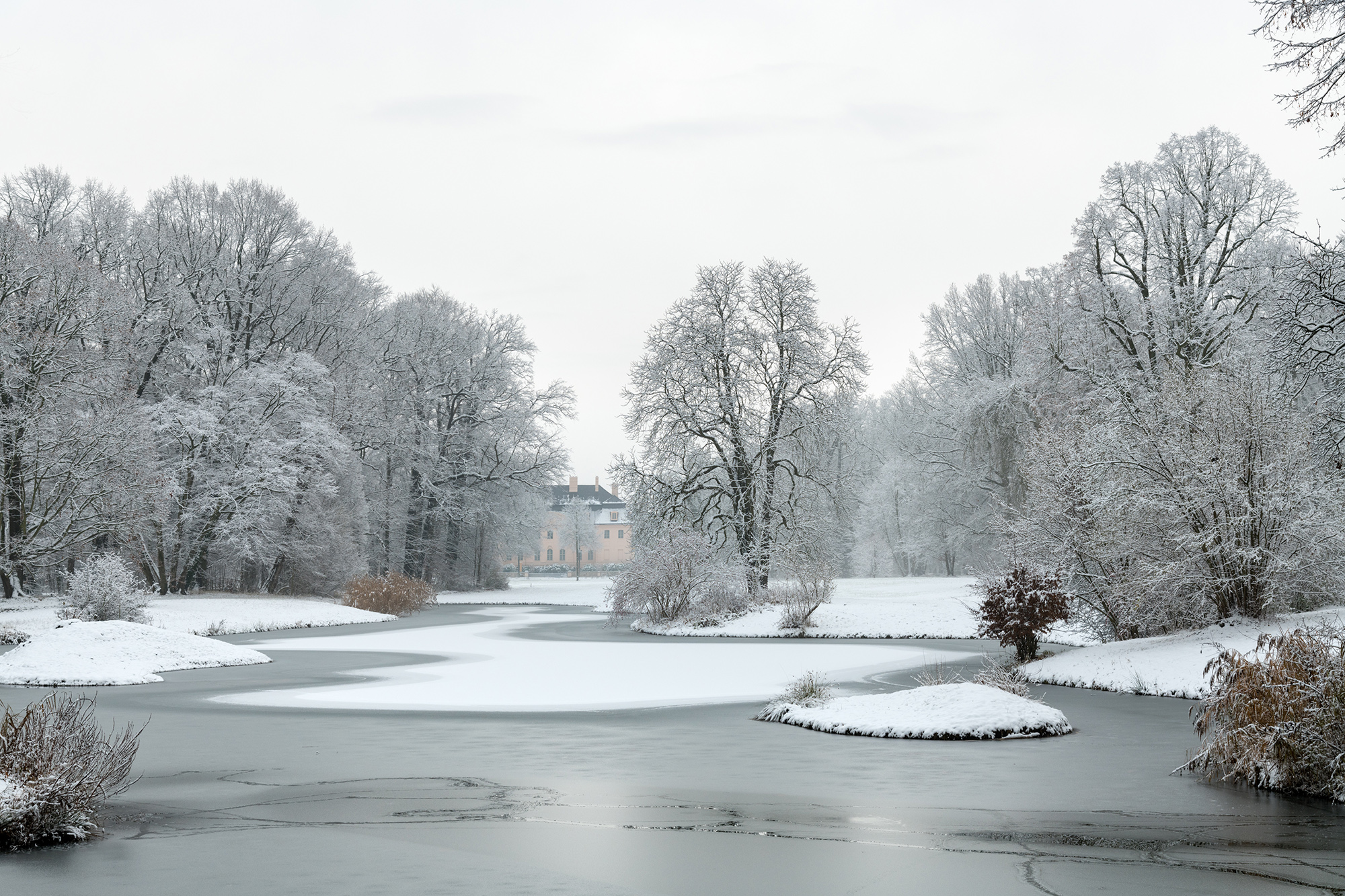 Winterlandschaft Branitzer Park
