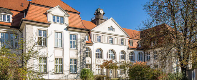 Außenaufnahme von der Lausitz Klinik Forst