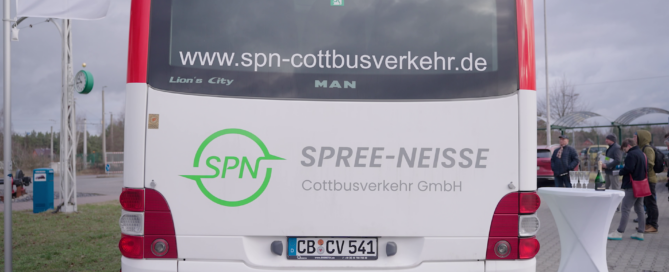Bus von Spree-Neiße-Cottbusverkehr