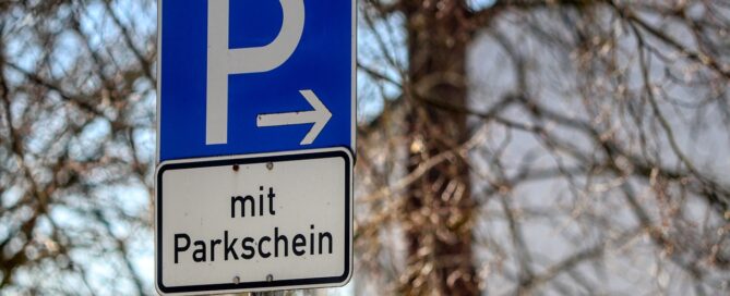 Verkehrsschild fürs Parken