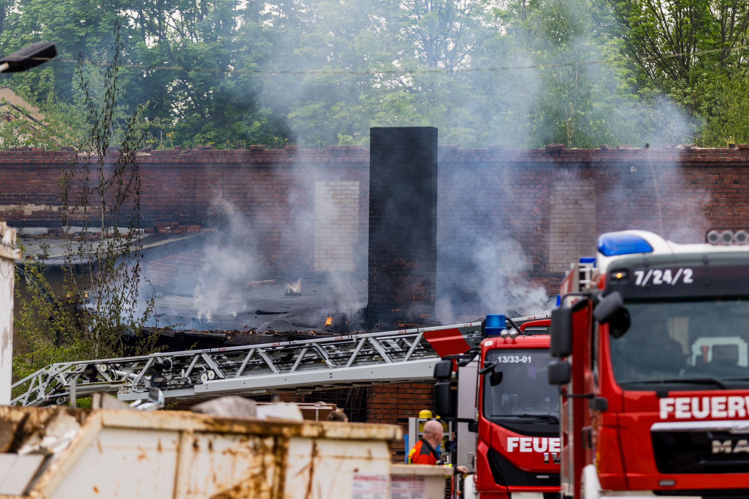 Vollbrand eines Hauses