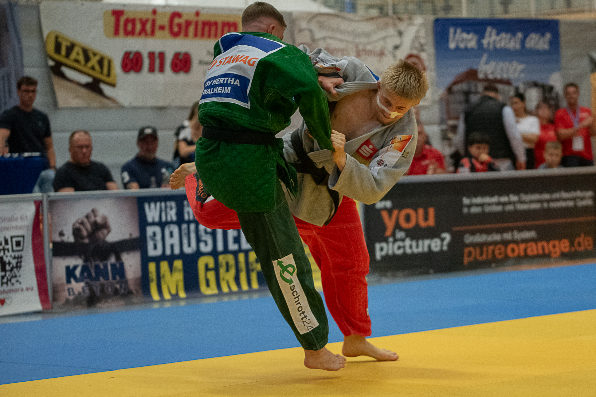 HenryRöder_pureorange Der Judoka Henry Röder kämpft für den KSC ASAHI Spremberg. Quelle: KSC ASAHI Spremberg