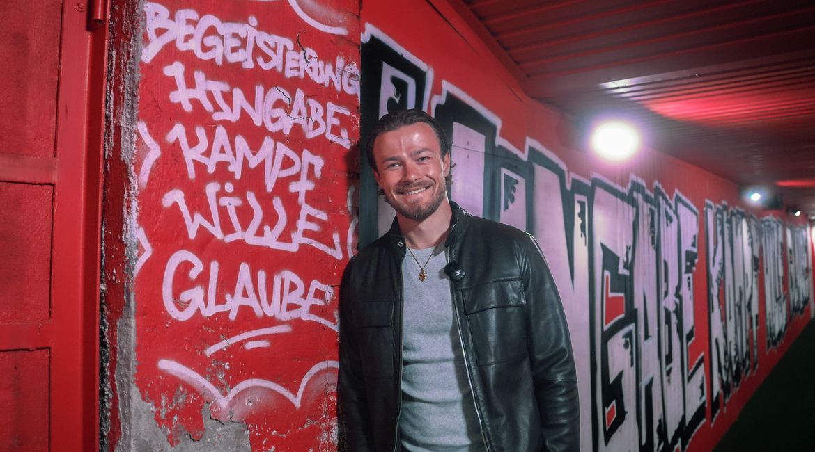 Henry Rorig im Spielertunnel. Foto: Energie Cottbus