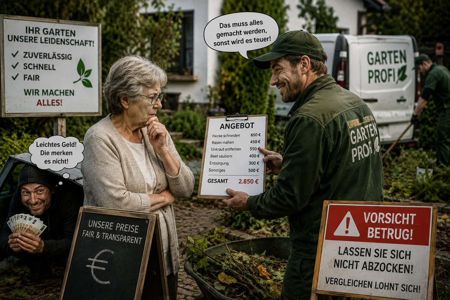 8c9e1536-9e23-4c99-a4db-58d4ee49fe72 Montage Betrug Gartenarbeit
