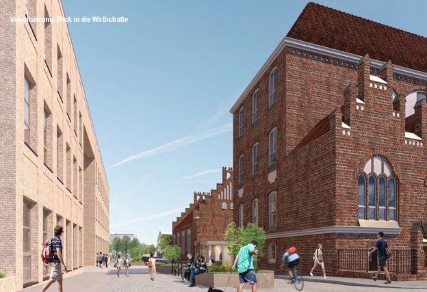 Visualisierung der neuen Oberschule Spremberg