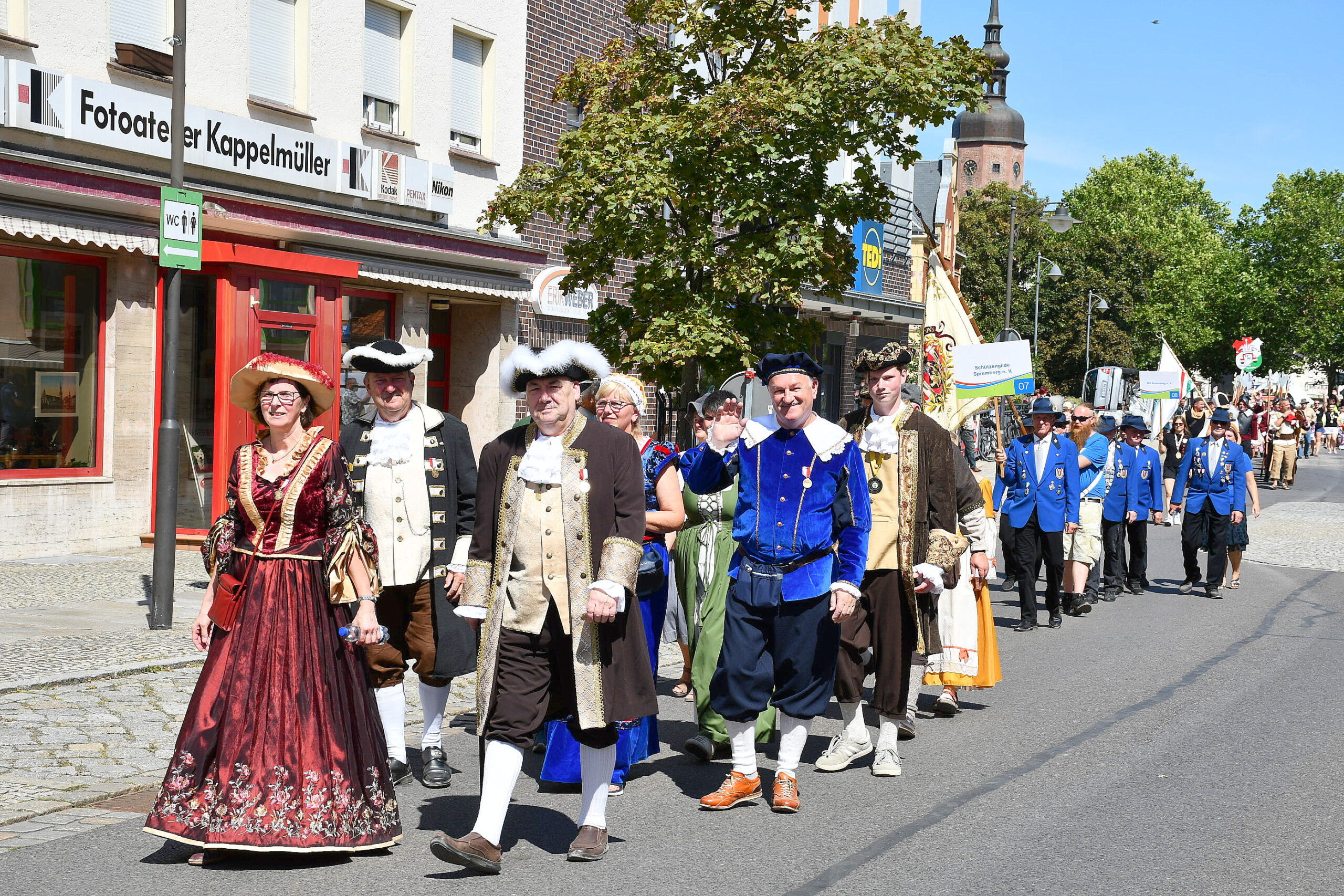 Straßenumzug in Spremnerg